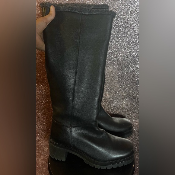 CHARLES BY CHARLES DAVID
Collateral Faux Fur-Lined Suede Knee-High Boots - Picture 5 of 10